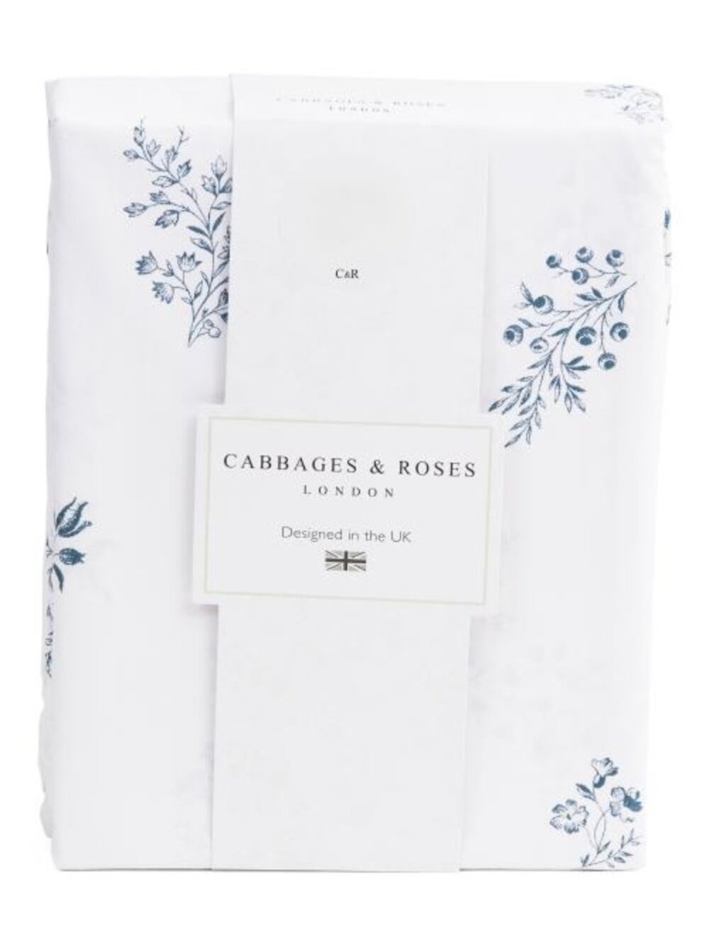 CABBAGES & ROSES 200tc Cotton Percale Floral Sheet Set